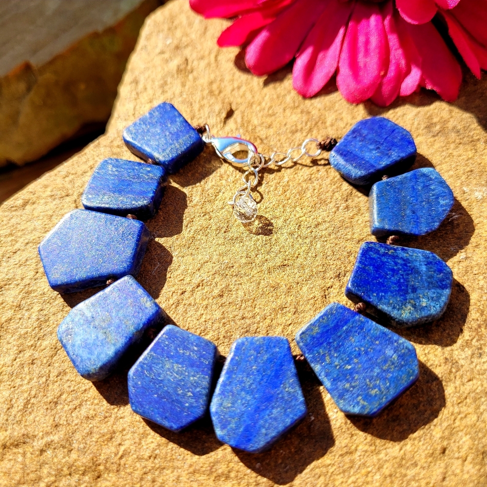 SOLD NWT BLUE LAPIS STERLING SILVER STATEMENT B… - Picture 2 of 15